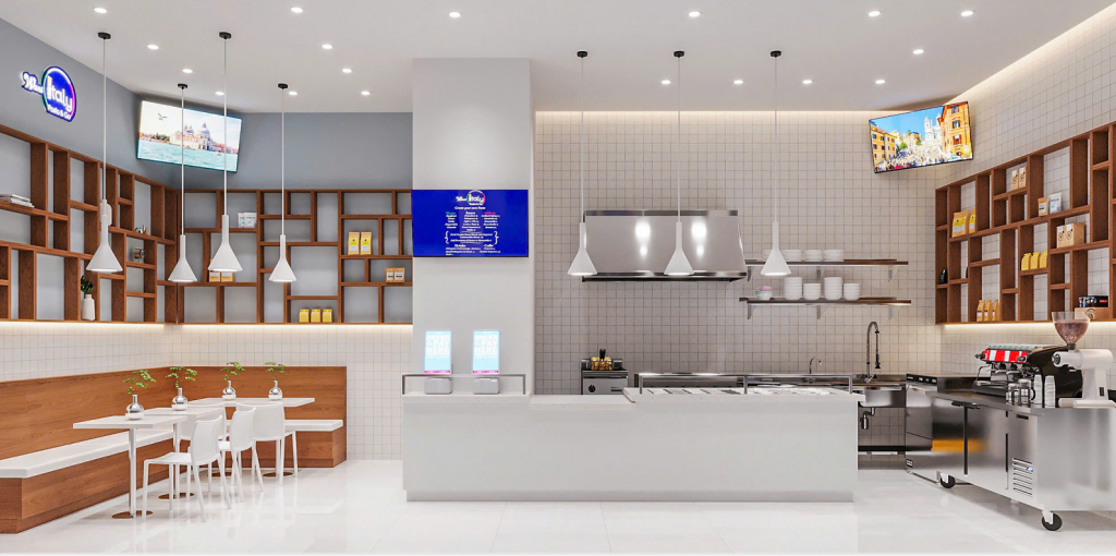 Want Italy Pasta & Go counter rendering